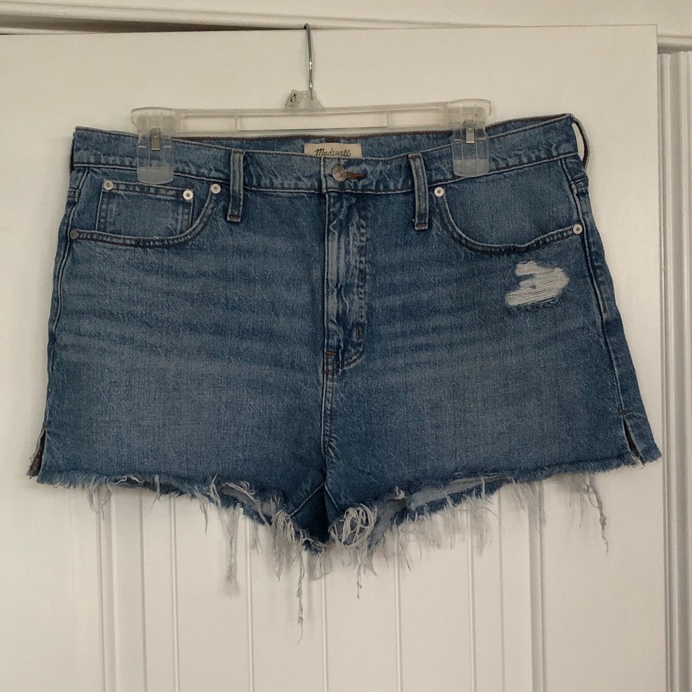 Madewell Madera Wash Side-Slit Edition Blue Jean Relaxed Denim Size 31